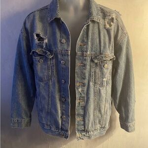 Distressed Denim Jacket